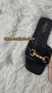 ✨TTFS✨ Pearl Mesh Elegant Flat Sandals Women Comfy Korean Style Kasut Wanita Selesa Elegan SG424