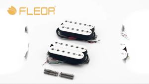 FLEOR | FLEOR Alnico 5 Humbucker Pickup Cho Đàn Guitar Điện Trắng Cổ/Vị Trí Cầu Chọn Đơn Mảnh Phần Guitar Phụ Kiện