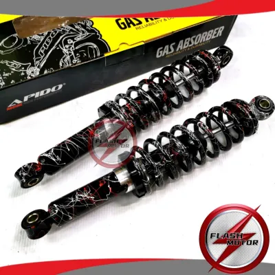 Flashmotor EX5 DREAM RXZ WAVE DASH ALPHA KRISS MR1 EX90 BONUS APIDO ADJUSTABLE GAS ABSORBER Batik 330mm MIT108-330mm ESPADA