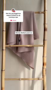 Khimar Bolbal Lasercut Size Xl Bahan Diamond Crepe