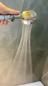 Đầu Vòi Hoa Sen Điều Áp Quạt Cánh Quạt Xoay 360 Độ Đầu Vòi Hoa Sen Phòng Tắm. Vòi sen tăng áp cánh quạt tay sen tắm có cánh quạt tăng 300% áp lực. GấuMẹ Store