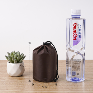 Portable Travel Nylon Grid Pattern Drawstring Storage Bag down Jacket Organizer Bag Conveniently Sized for 20-22 Inch Luggage