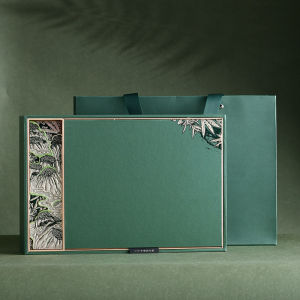 2025 New Liulichun Green Tea Empty Packaging Box Traditional Chinese Style Handmade Paper Box for Tea Leaf Storage And Presentation