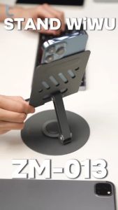 Giá Đỡ stand Nhôm Xoay 360° tản nhiệt WIWU Rotation Stand ZM-013 – Điều Chỉnh Linh Hoạt Gập Gọn Chắc Chắn Cho Điện Thoại & Máy Tính Bảng iPhone 11 12 13 14 15 16 Pro Max Samsung Xiaomi Oppo Huawei Z Flip fold