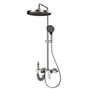 YALANDENG | Full Copper Shower Head Set with Boosting Function