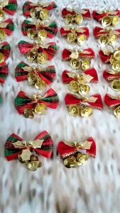 Pita Jadi Lonceng Mini - Pajangan Aksesoris Pohon Natal PS116