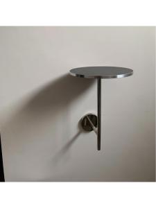 Wall-mounted Round Table Solid Wood