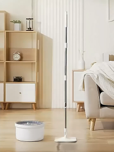 LOOLALA New Clean And Dirty Separation Mop Bucket Lazy Rotating Mop Drying Automatic Dehydration Mop Mopping Floor Cleaning