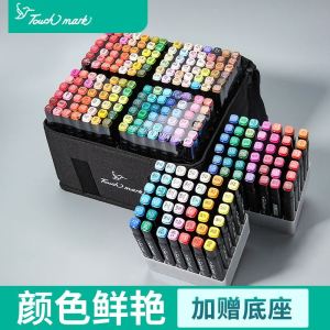 Touch Mark 3rd Generation Marker Pen Set ในสีสันสดใสพร้อมหัวกลมและเฉียง หมึกน้ํามันสําหรับงานศิลปะและการออกแบบระดับมืออาชีพ