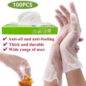 100Pcs Disposable Boxed Film Gloves: Food-Grade Protection & Kitchen Safety