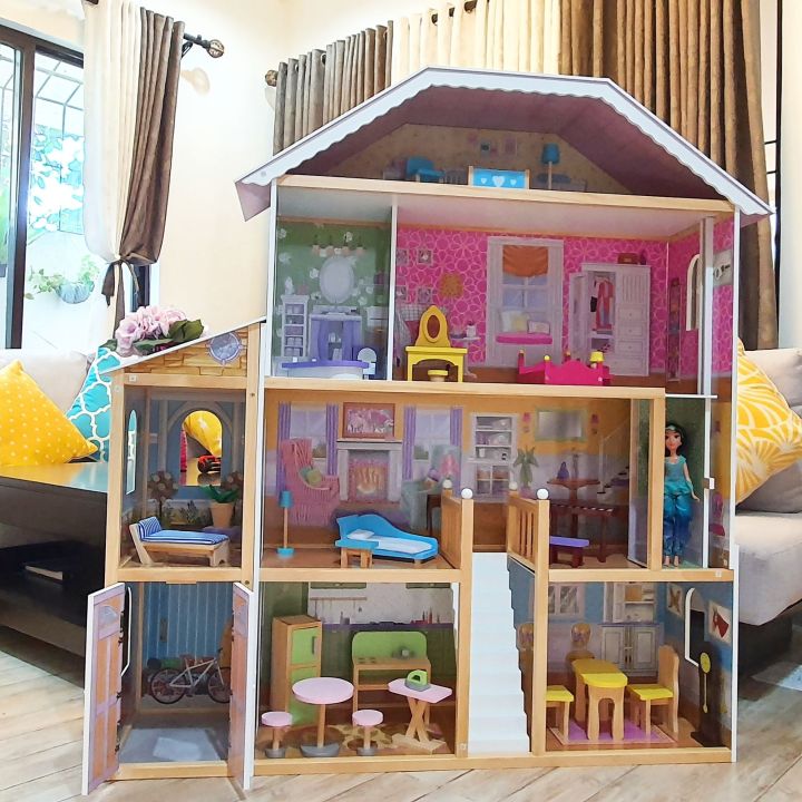 Wooden dollhouse Kidkraft Majestic Mansion dollhouse w/ free