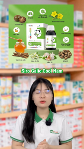 Siro Ho Cho Bé EatwellB Galic Cool Nam Thảo Hỗ Trợ Giảm Ho Khan Ho Có Đờm Tăng Đề Kháng 125ml