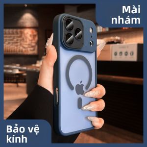DAIMANG | Người mẫu nổi tiếng trên Internet phù hợp với ốp điện thoại di động Apple 17promax mới 18 giờ tối phiên bản chống rơi ống kính không khí bao gồm cảm giác da bao gồm ốp bảo vệ iphone16pro mờ 15 lực hút từ tính 14 và mắt