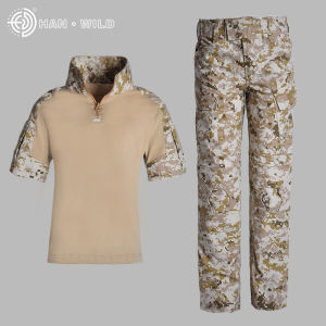 ชุดลายพรางสำหรับเด็กชุดเสื้อผ้ากบสำหรับฤดูใบไม้ผลิอุปกรณ์สำหรับค่ายฤดูร้อนสำหรับผู้ชายและผู้หญิงชุดฝึกทหารสำหรับนักเรียนประถมและมัธยมชุดการแสดง