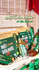 Mật Dừa Nước Cô Đặc Hữu Cơ VIETNIPA - 150g