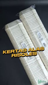 Kertas Alas Risoles Cake Cases Oval Cup Cake Risol 129 x 81mm isi 1000 pcs Putih White