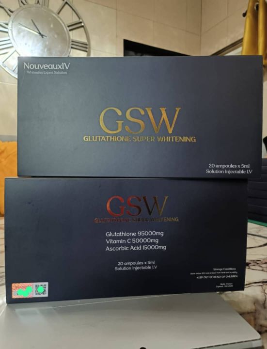 Complément JAW WHITE GLUTATHION - 400 Capsules Blanchissantes - Vitamine - Neuf