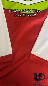 Tshirt BSMM PBSM Hijau Lengan Panjang Berkolar Microfiber Baju Bulan Sabit Merah Kokurikulum  Red Crescent Uniform T-Shirt Sekolah Menengah