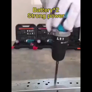 MAKlTA 299V 3 sistem Mesin Bor Baterai Tangan Cordless Drill Battery impact drill Cordless Electric Drill Impact Cordless Electric Drill Full Set Pilihan Bor Tanpa Kabel