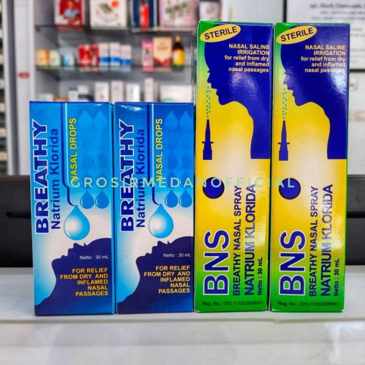 BNS BREATHY NASAL SPRAY AND DROP - SEMPROT DAN TETES HIDUNG TERSUMBAT PILEK