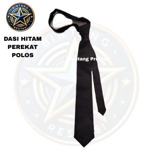 DASI POLOS / DASI SEKOLAH POLOS / DASI HITAM POLOS
