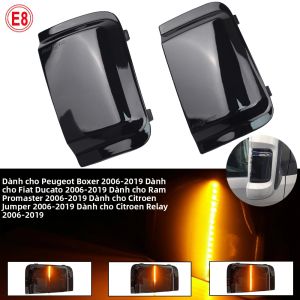 Malcayang | 2 Đèn Xi Nhan LED Cho Peugeot Boxer Citroen Jumper RELAY RAM PROMASTER Fiat Ducato Đèn Xi Nhan Gương Chiếu Hậu Động Giao Diện T10 12V