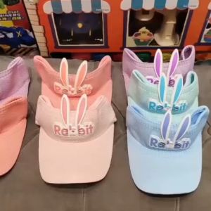Gratis Ongkir - Topi Pantai Sunshade / Topi Rabbit / Topi Anti UV / Topi Anak Laki Perempuan Import