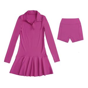 CJLINDF | Warm Anti-peep White Tennis Dress