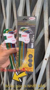 Bộ lục giác bi nhiều màu sắc NHẬT BẢN 7 chi tiết 1.5-6mm EIGHT TLC-S7