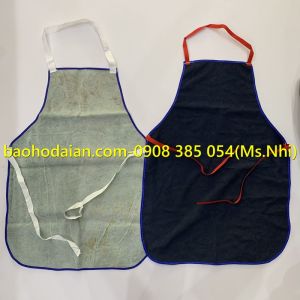 Tạp Dề Da Cho Thợ Hàn Chống Bắt Tia Lửa- Hình thật hàng sẵn