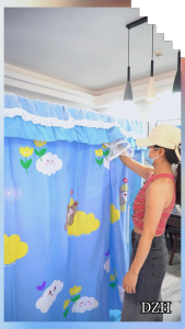 ผ้าม่าน 4 ด้าน ดีไซน์ใหม่มุ้งกันยุง5ฟุต มุ้งกันยุง 6/6.6 ฟุต ส่วนสูงอัพเกรด 170 ซม เอฟเฟกต์การแรเงาที่อัปเกรดแล้วโครงสร้างตาข่ายรังผึ้งของเต็นท์สามารถกันยุงได้ดีกว่า