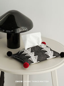 กระดาษทิชชู่ถุงผ้าไนลอนอัดฟูมีด้านบนแบบสี่มิติสไตล์ยุโรปสำหรับใช้ในบ้านและสำนักงาน