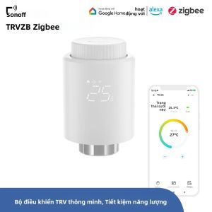 Van Điều Nhiệt Bộ Tản Nhiệt Thông Minh SONOFF TRVZB Zigbee Hệ Thống Sưởi Nhà Thông Minh Với Chức Năng Chống Đóng Băng Điều Khiển Nhóm Từ Xa Qua eWeLink Và Alexa