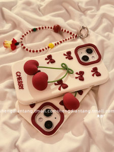 Korean Japanese Style Cherry Blossom Butterfly Knot Soft Silicone Phone Case for  16 pro Max Female Creative Cartoon Protective Cover