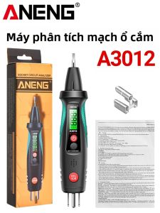 ANENG | Máy Đo Vạn Năng Mini ANENG A3012 Phân Tích Mạch Ổ Cắm Đo Điện Áp AC/DC Phát Hiện Rò Rỉ Kiểm Tra Điểm Đứt Mạch Kiểm Tra Phân Cực Pha Có Phích Cắm US/EU
