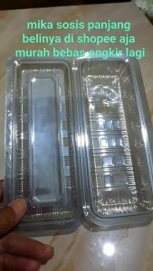 Mika Sosis kecil Bening / Tempat sosis isi 50 pcs