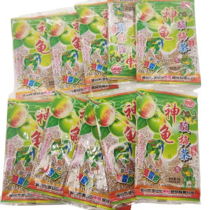 Sweet And Sour HuaMei Powder Retro Snack Childhood Memory Plum Tea from ShenTurtle Bar Brand Dry Fruit Preservation