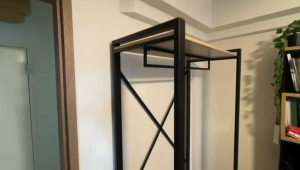 Flexidesignx TITAN Clothes Wardrobe with Shelves Heavy Duty & Strong Frame No Door