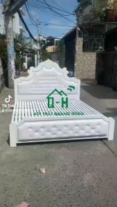 GIƯỜNG SẮT HỘP VUÔNG TÂN CỔ ĐIỂN CAO CẤP GIAO NHANH HCM