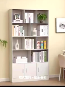 Rak Buku Serbaguna Kubus & Lemari Display 180CM Kayu