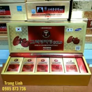Cao linh chi hàn quốc Pocheon chính hãng hộp 5 lọ x 50gr - Tăng đề kháng thải độc cơ thể phòng ung thư - tranglinhkorea