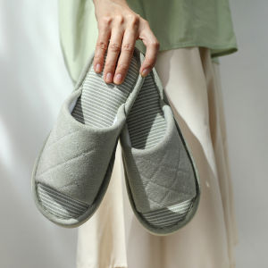 EVA แบบเปิดสไตล์ญี่ปุ่นรองเท้าแตะพื้นแบบเงียบสำหรับผู้ชายฤดูร้อนคู่รักกันลื่นใส่ในบ้านใส่ได้ทั้งสี่ฤดูสำหรับผู้หญิง