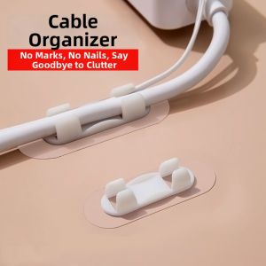 WEVOLA | Self-adhesive Cable Organizer Wall Clip