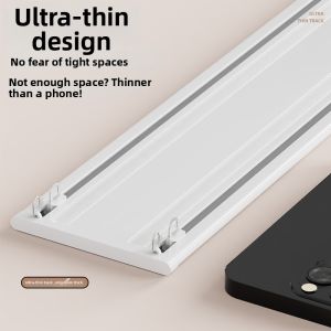 SHELIANKE | Ultra-thin Double-rail Silent Ceiling-mounted Integrated Hook-type Aluminum Curtain Track