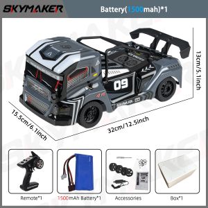 SG1609 SG1610 1/16 RC Car High Speed 35km/h 2.4G Remote Control 4WD Off Road LED ESP Racing RC Drift Truck Toy Car Gift for Boy