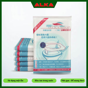 Miếng lót bồn cầu sử dụng một lần giấy lót toilet an toàn vệ sinh khi sử dụng nơi công cộng (set 10/30/50 miếng).