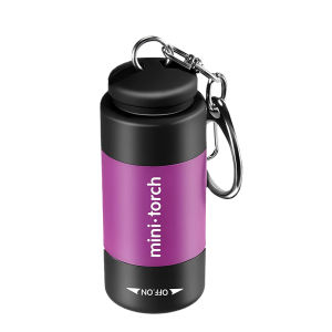 USB Rechargeable LED Multifunctional Strong Light Pocket Keychain Flashlight Waterproof Outdoor Hiking Camping Mini Flashlight