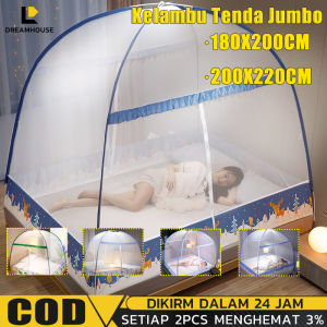 (CODikirim Dari Jaka)Kelambu Tidur 180x200cm/ 200x220cmTirai Lipat / Kelambu Anti Nyamuk Kelambu Tidur Resleting / Kelambu Dewasa / Kelambu Tempat Tidur Anti Nyamuk Ada Karet Pinggir Di Setiap Sudut / Kelambu Anak / Kelambu Nyamuk / Kelambu Tenda