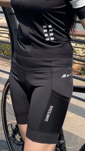 WOSAWE Cycling Shorts for Women 5D Padded Shockproof Breathable Quick Dry Sports Bike 1/2 Pant
