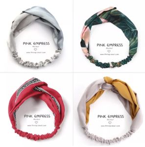 Alisa.Sonya Womens Headband Knotted Wide Headband Yoga Hair Band Fashion Elastic Hair Accessories for Women and Girls